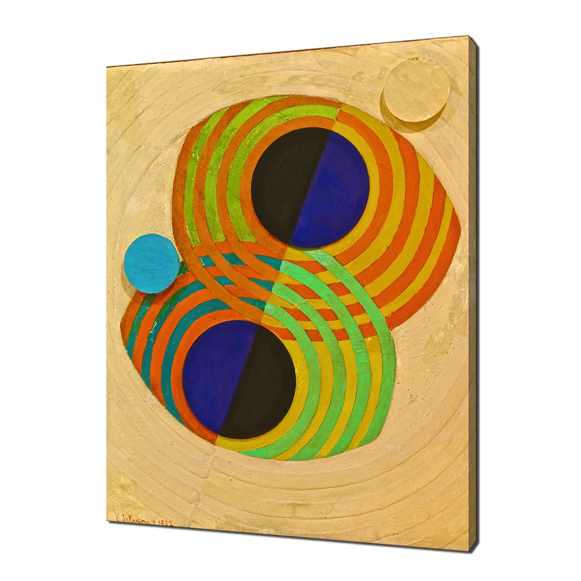 Robert Delaunay Reliefs Rythmes 1932 Abstract Color Discs Art Poster