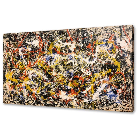 Jackson Pollock Convergence, Modern Wall Art Print