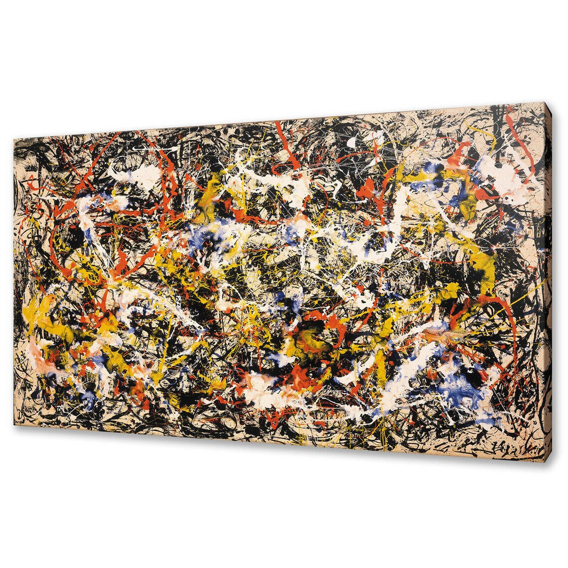 Jackson Pollock Convergence, Modern Wall Art Print
