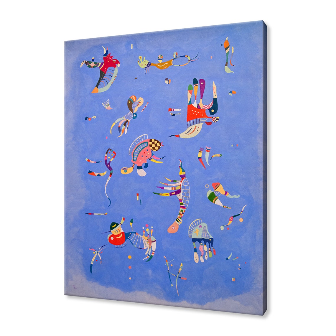 Wassily Kandinsky Sky Blue 1940 Classic Design Abstract Decor Reproduction Print Wall Art Picture