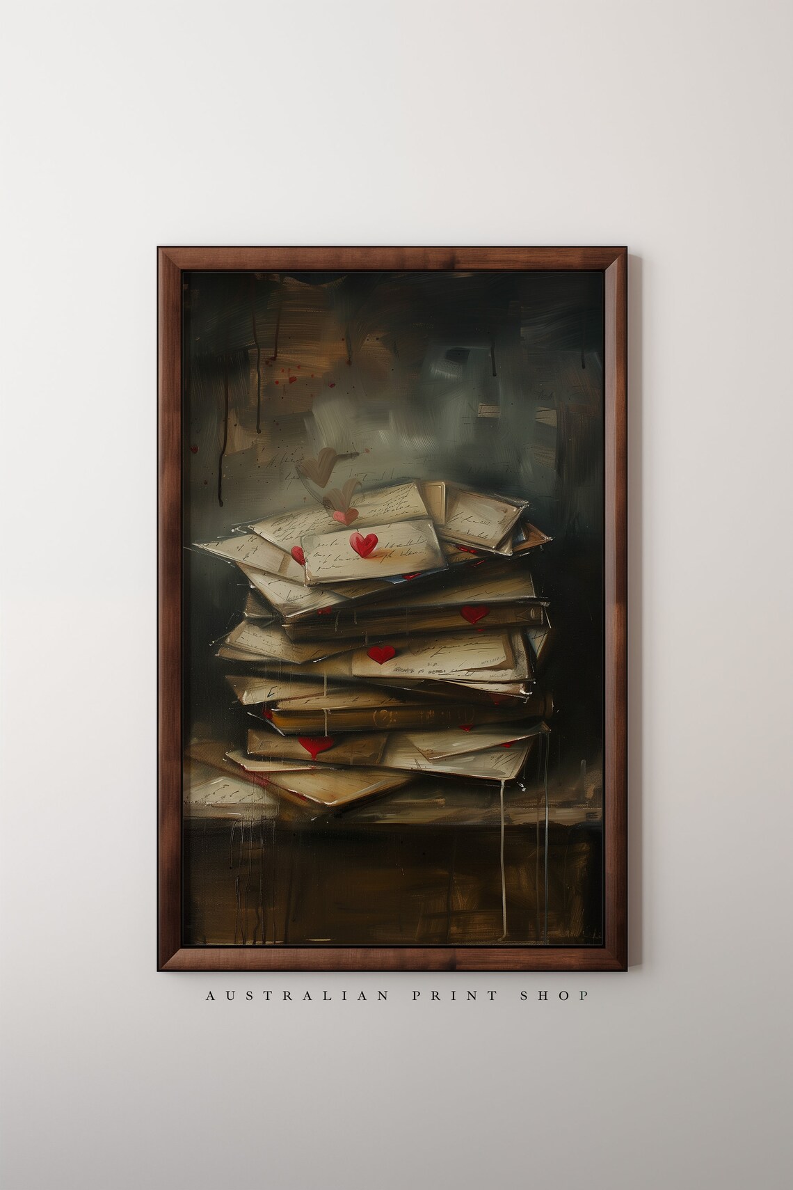 Vintage Love Letters Still Life, Cottagecore Decor - Image 7