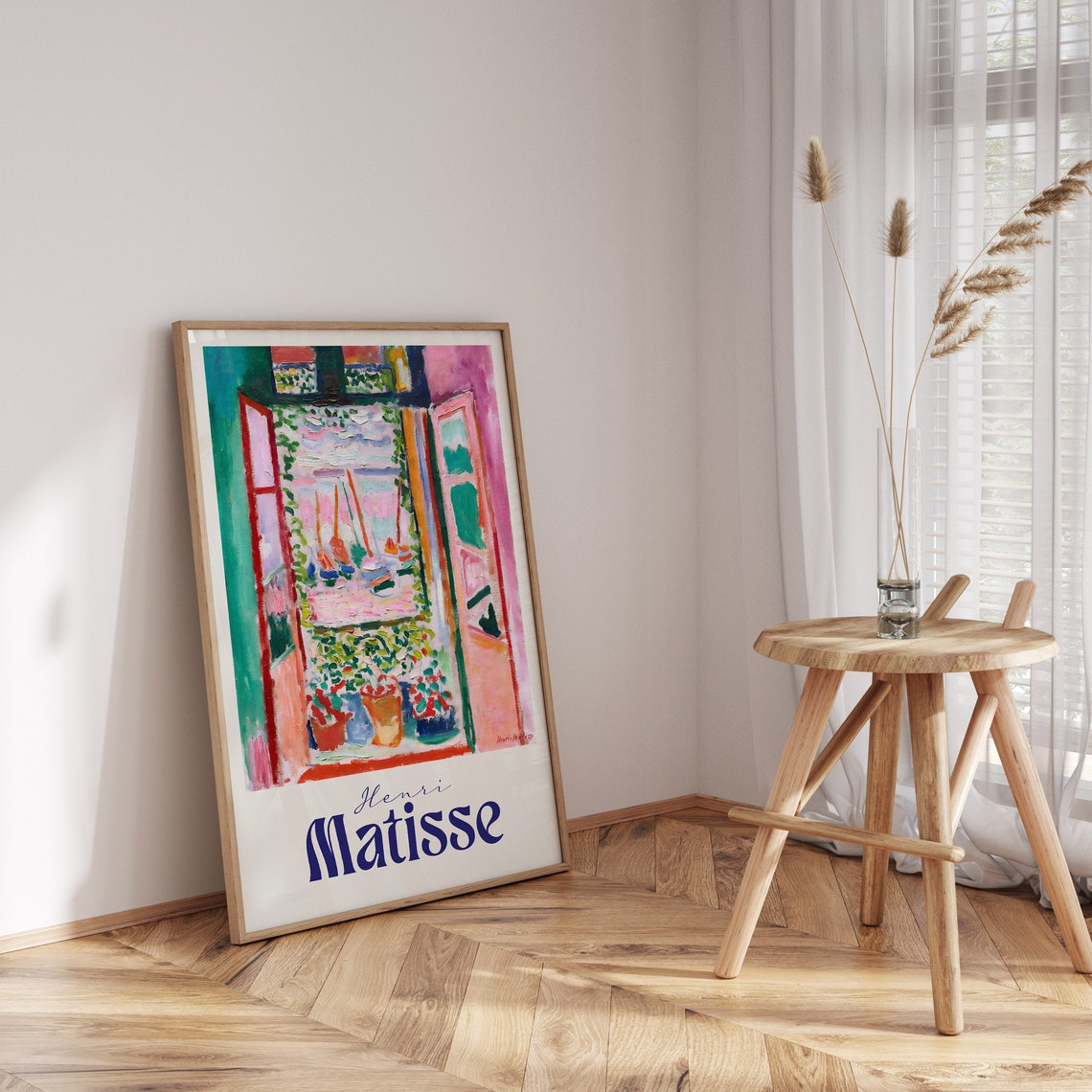 Henri Matisse Open Window Collioure Bright Colorful View Art Poster - Image 3
