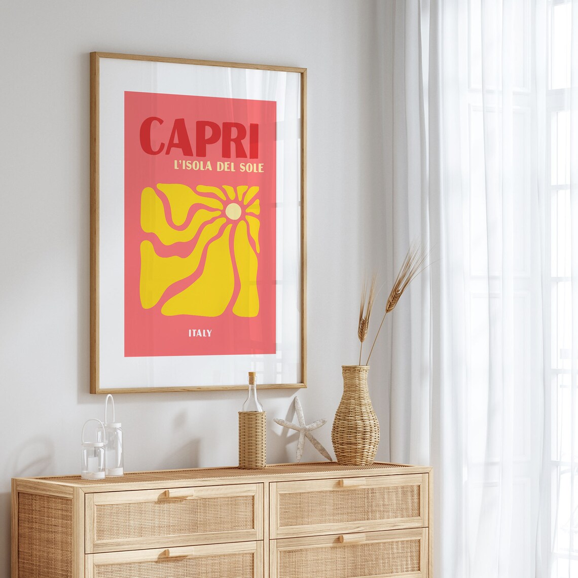 Capri Travel Poster, Summer Beach Wall Art - Image 4