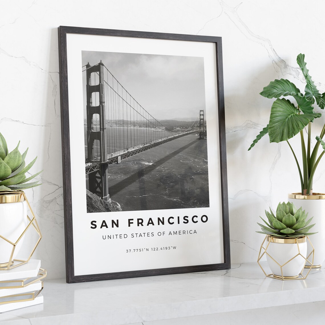 Golden Gate Bridge San Francisco Landscape Poster - Image 4