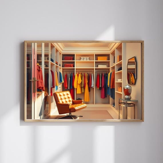 Walkin Closet Jigsaw Puzzle Minimalist Fashion Game