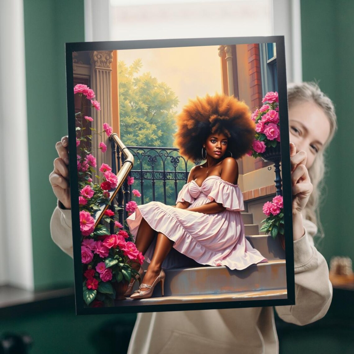 African Woman Puzzle, Afrocentric Gift For Adults