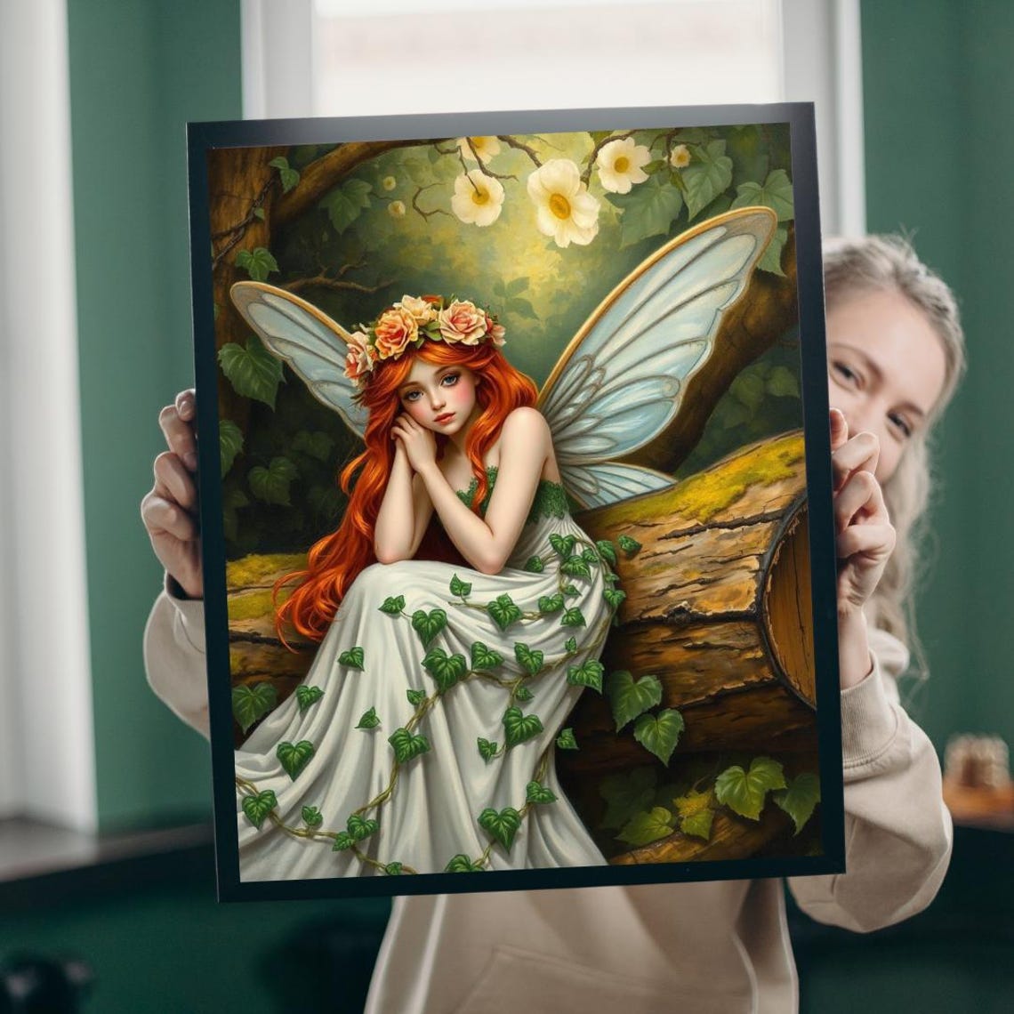Whimsical Fairy Jigsaw Puzzle Moss Memory Fantasy Art