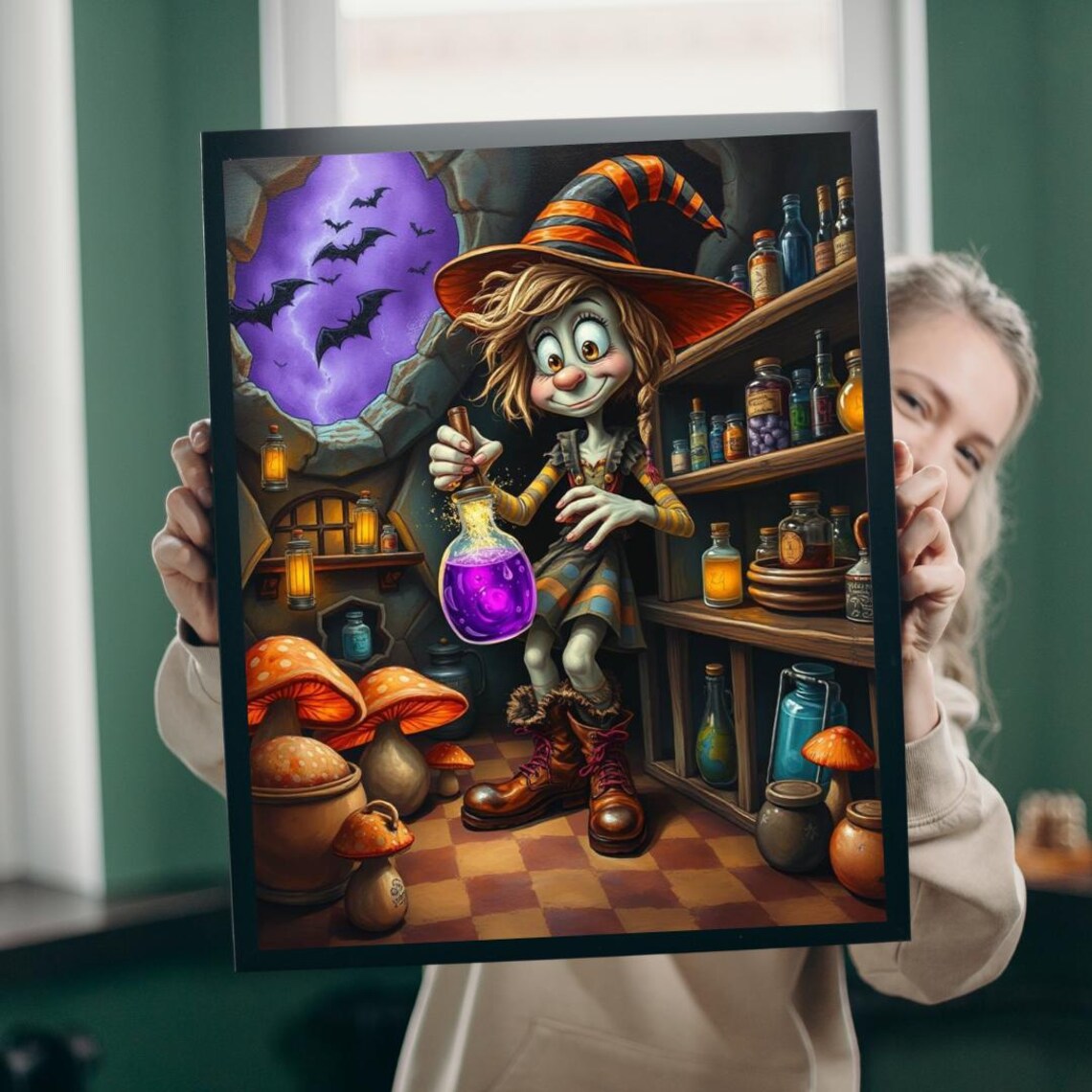 Witchy Potion Jigsaw Puzzle Halloween Mindful Activity