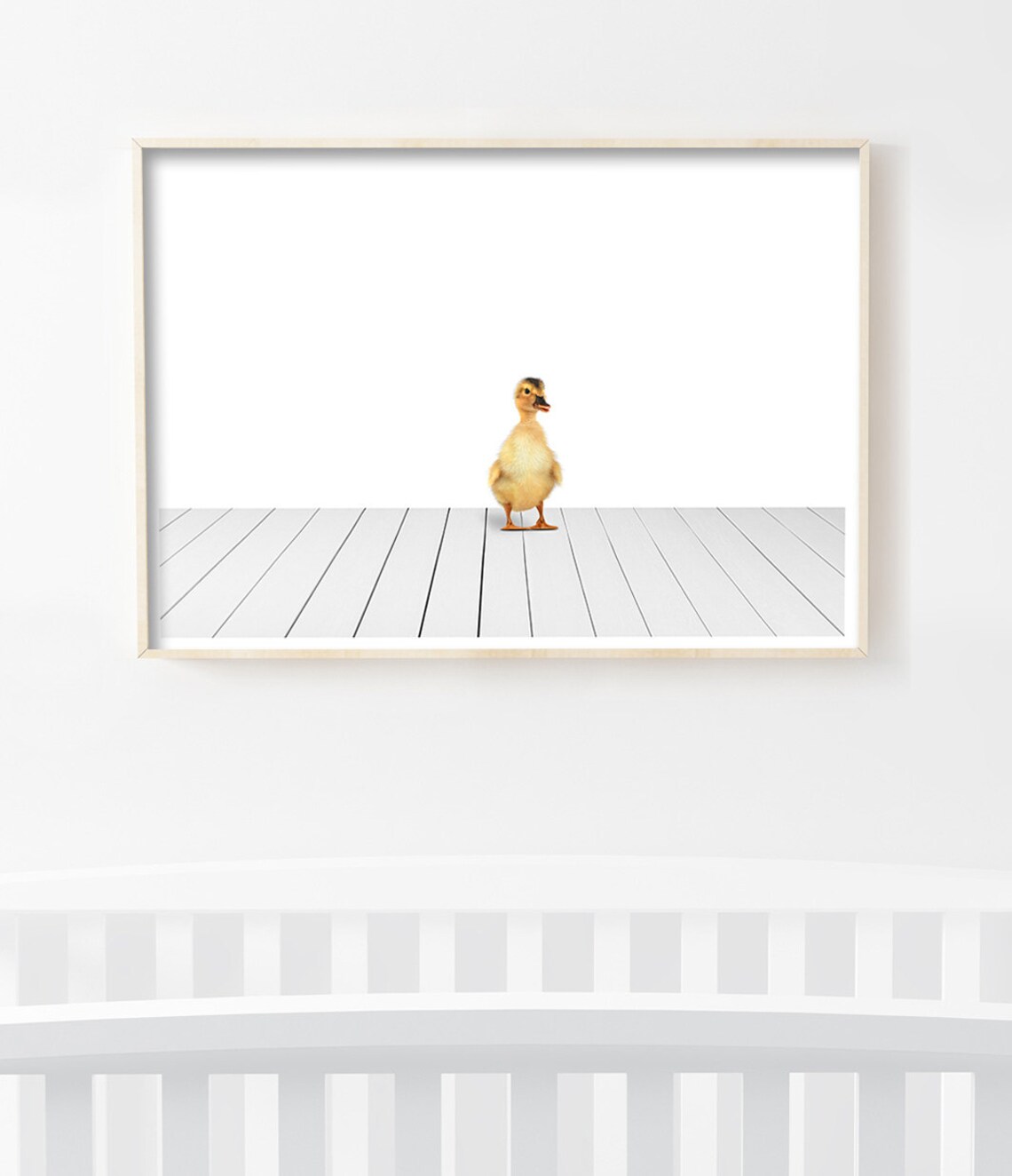 Duckling Nursery Art Print, Baby Animal Wall Decor - Image 3