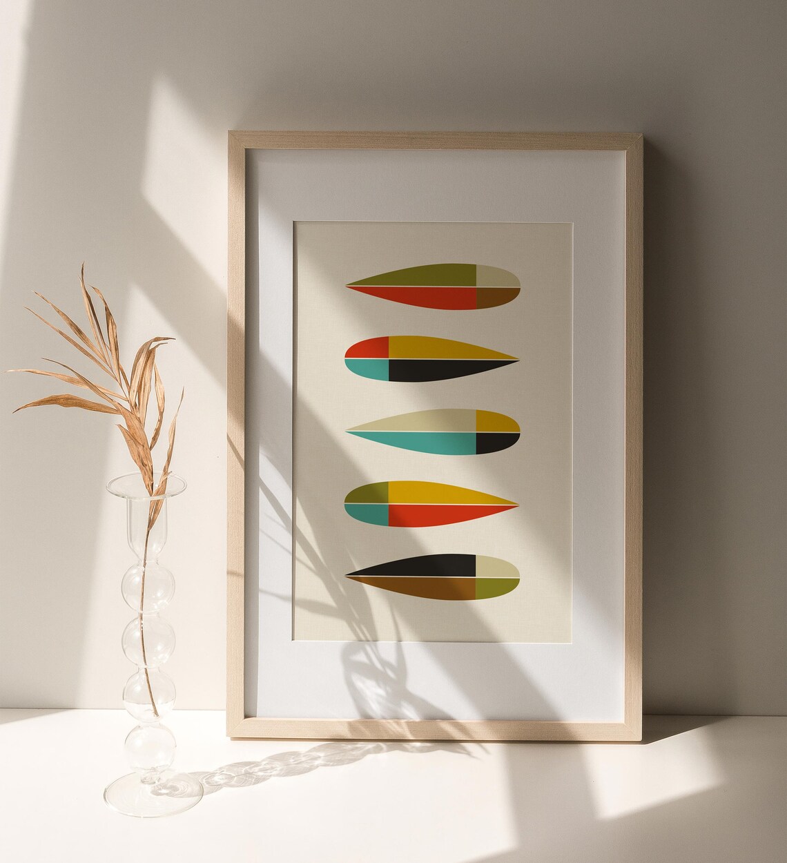 Mid Century Modern Retro Wall Art Poster Print - Image 2