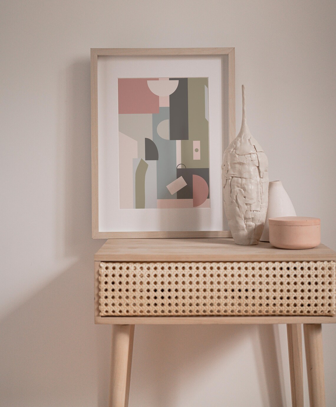Geometric Abstract Art Print, Minimalist Wall Art - Image 4