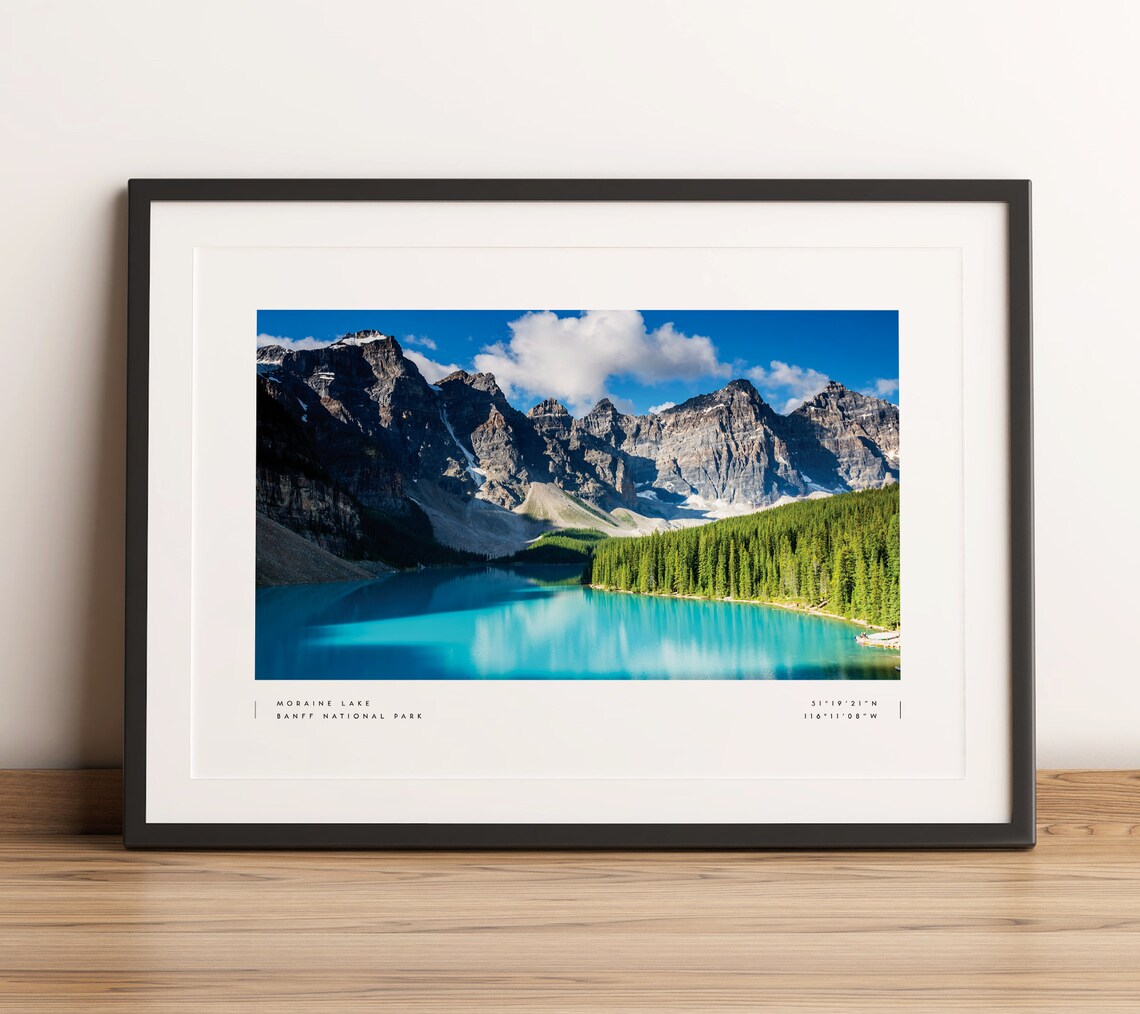 Banff National Park Moraine Lake Wall Art Print