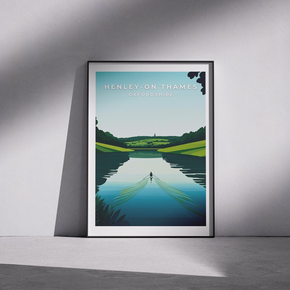 Henley On Thames Minimalist Travel Poster, Oxfordshire