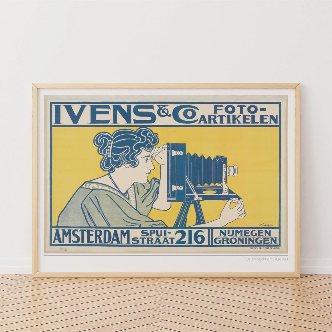 Ivens Co Camera - Art Deco Photography Poster