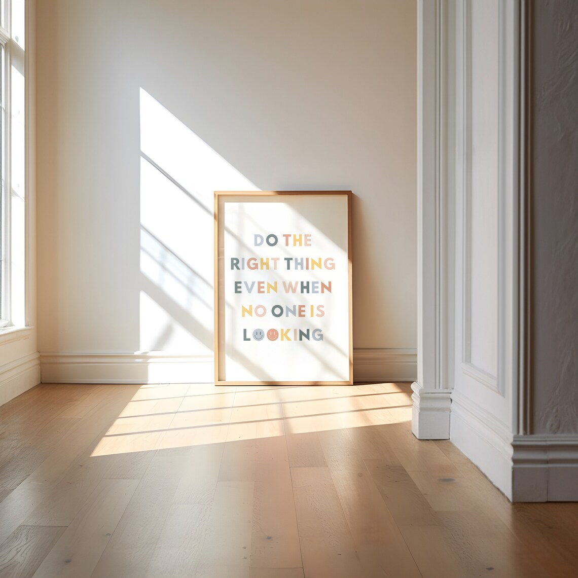 Do The Right Thing, Kids Classroom Art Print - Image 3