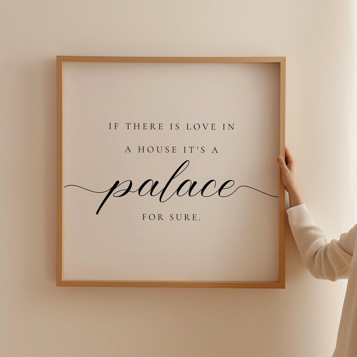 If There Is Love In A House, Family Quote Art - Image 2