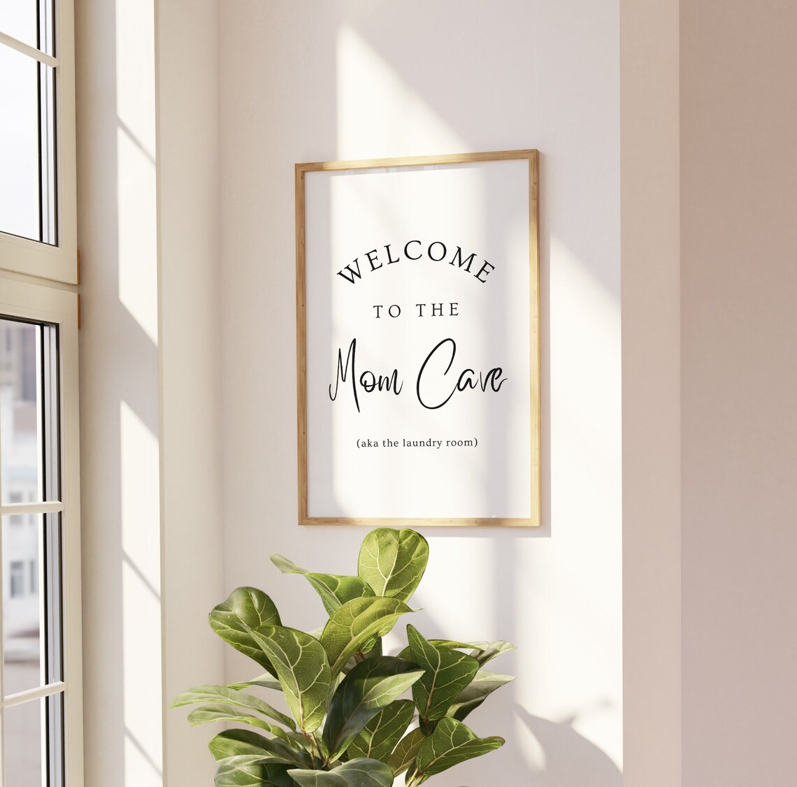 Welcome To The Mom Cave, Laundry Room Quote - Image 2