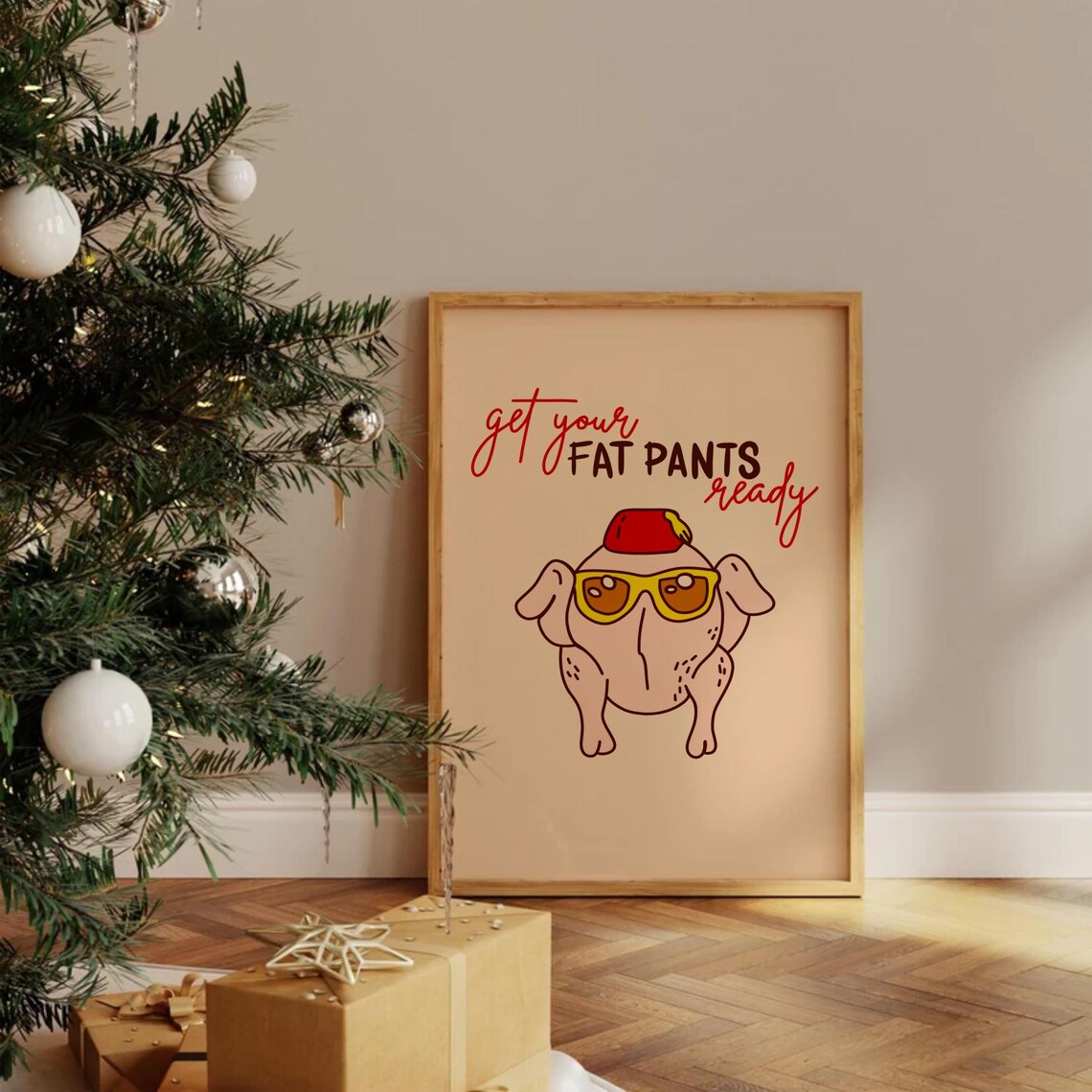 Retro Thanksgiving Turkey Poster, Kitchen Wall Art - Image 3