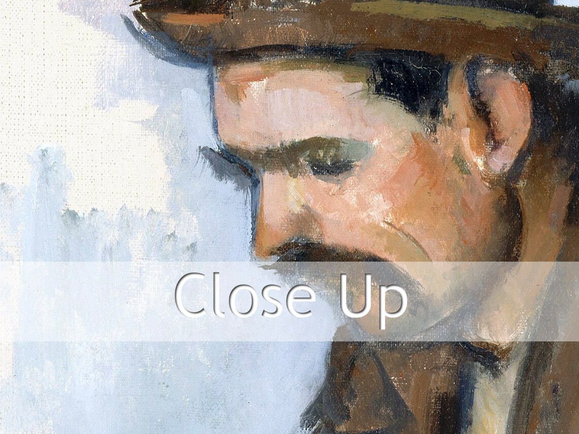 Paul Cezanne The Cardplayer 1892 Fine Art Glice Sku 0250 - Image 2