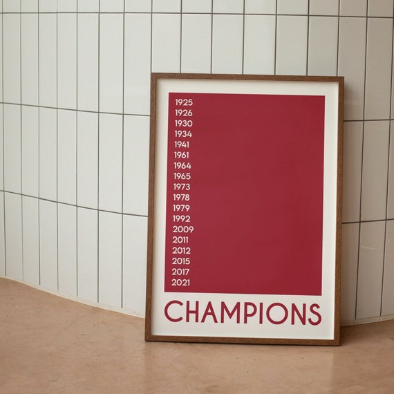 Alabama Football Championships Minimalist Art Instant