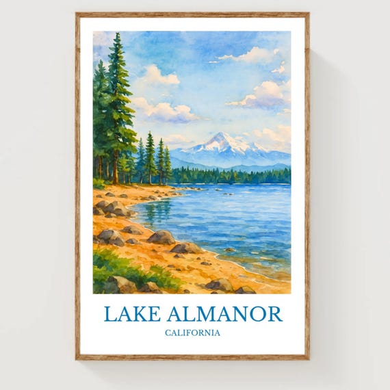 Lake Almanor Poster
