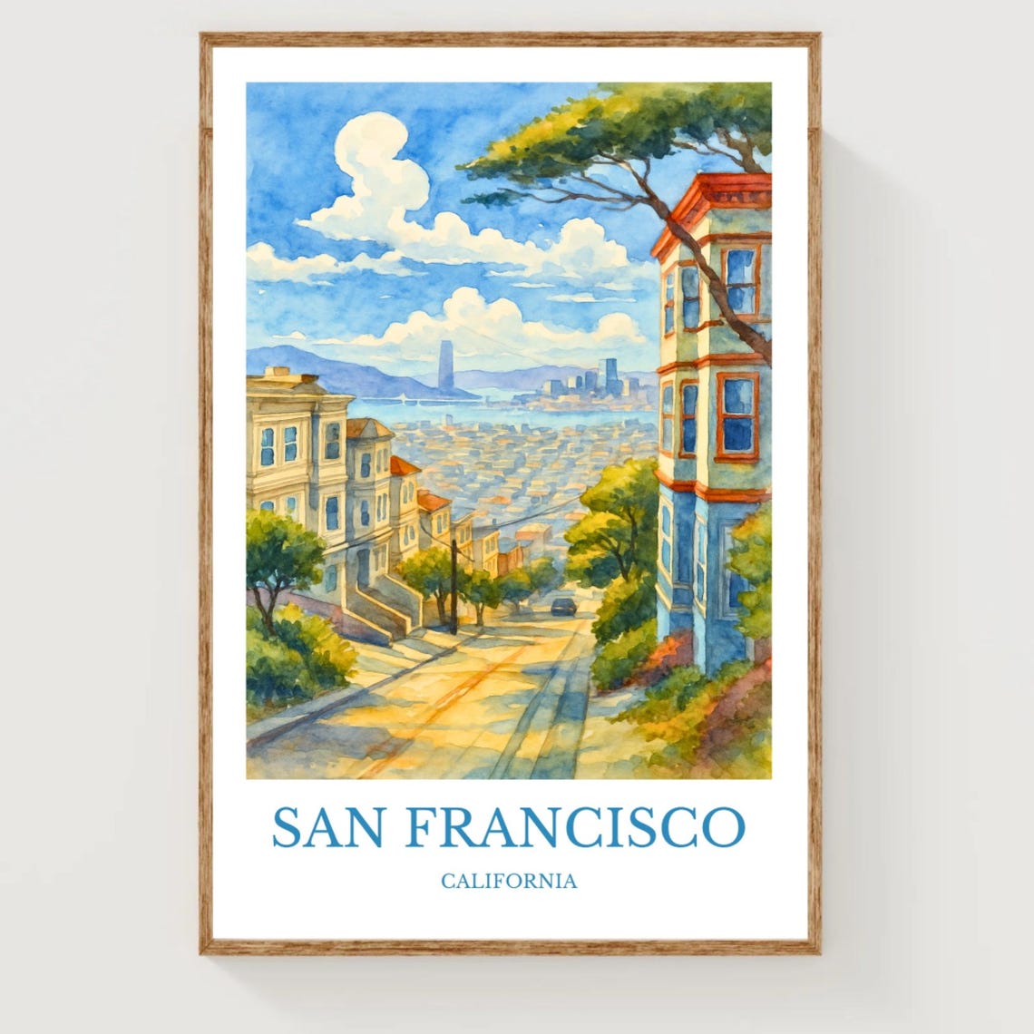 San Francisco Travel Poster