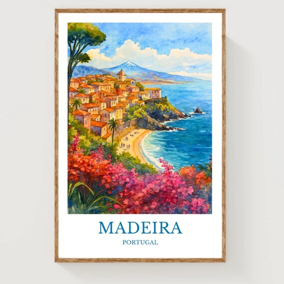 Madeira Travel Poster