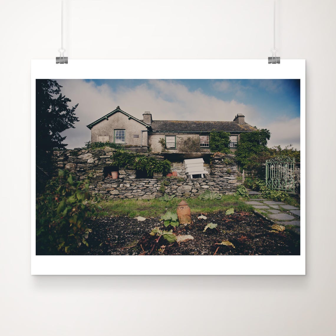 Beatrix Potters Hill Top Farm Photograph Lake District Print
