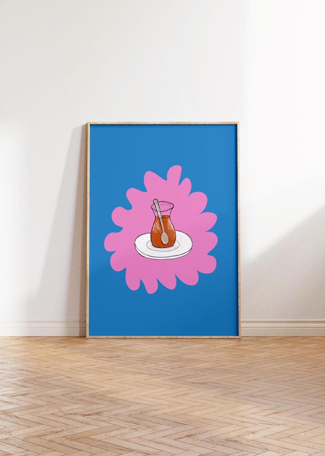 Tea Arabic Poster Shai Print Download Museum Vintage Gallery Wall Art Modern Digital