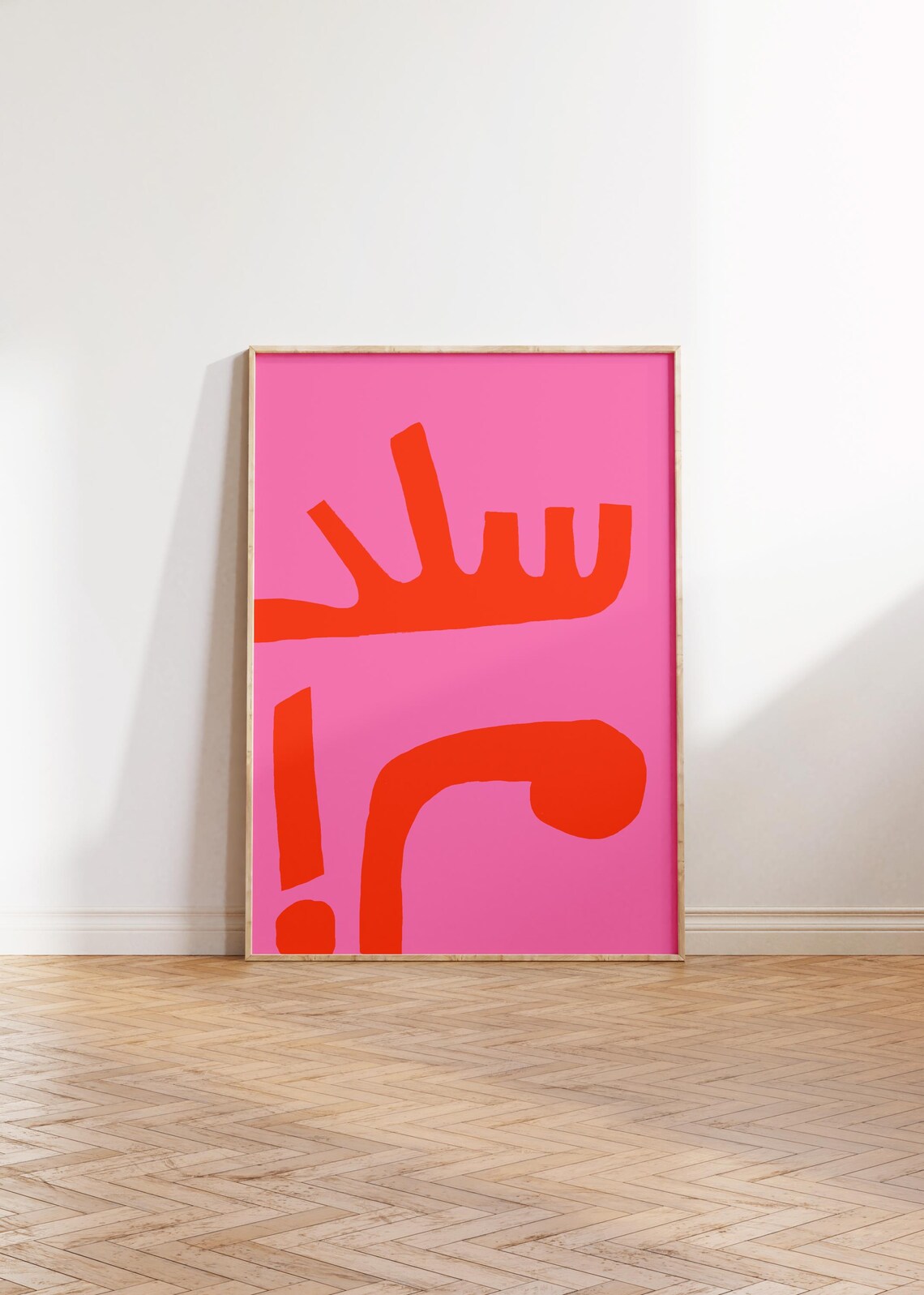 Salam Arabic Abstract Art Print Digital Download Minimal Hand Drawn Gallery Wall Modern