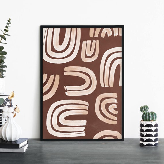 Tribal No2 Safari Abstract Print Wall Art 4x6 5x7 A4 A3 A2 A1