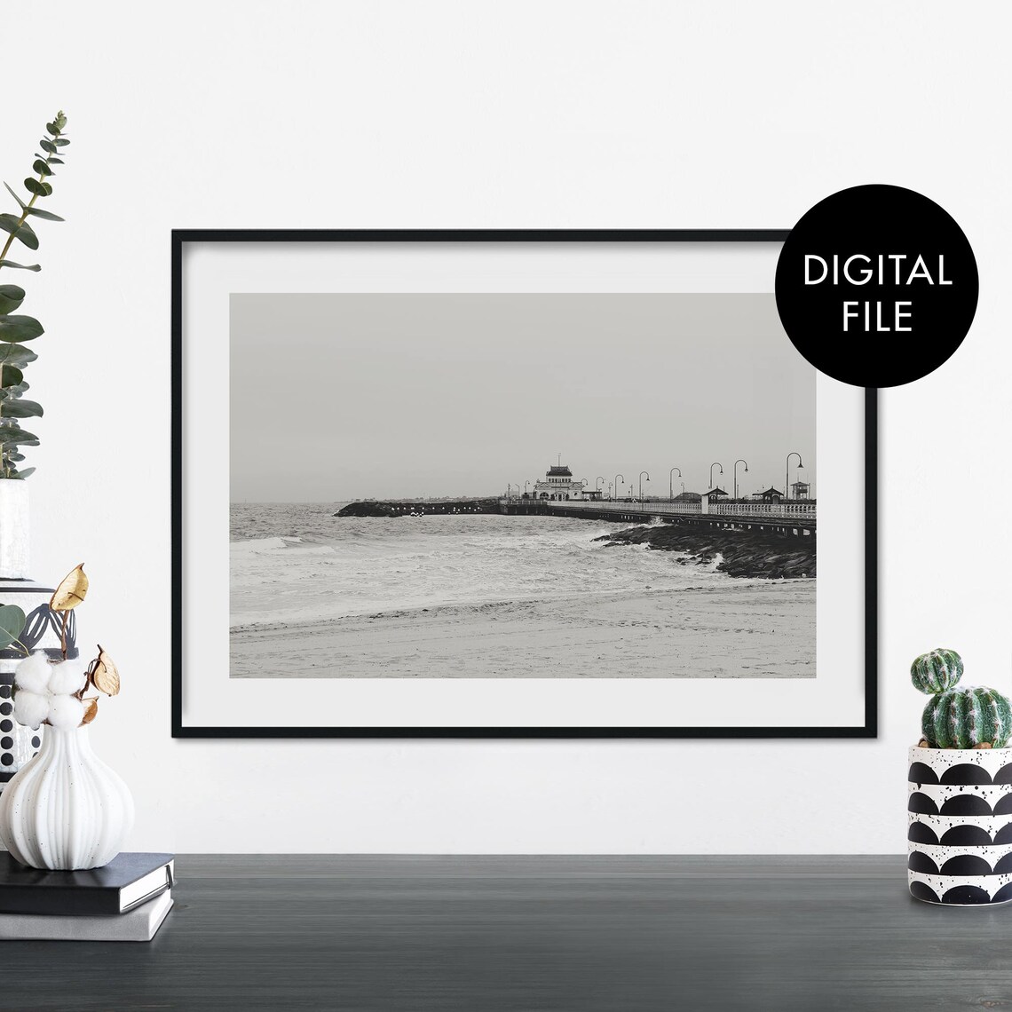 St Kilda Pier Melbourne Australia Travel Poster