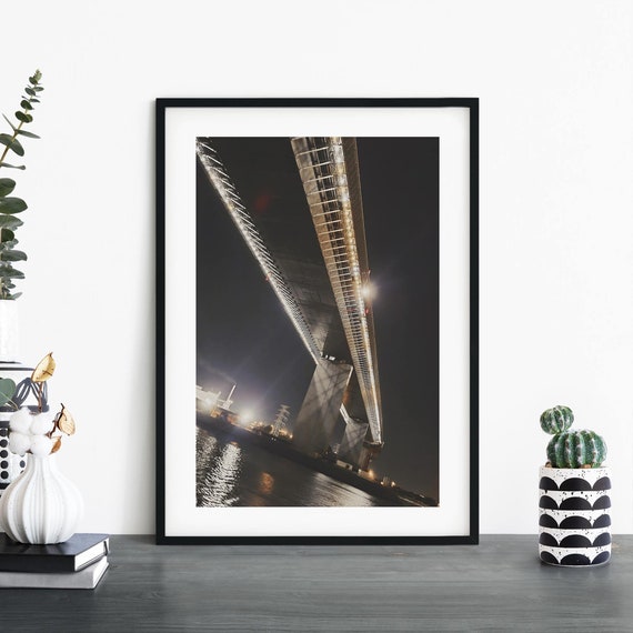 Westgate Bridge Melbourne Australia Print Wall Art A4 A3 A2 A1