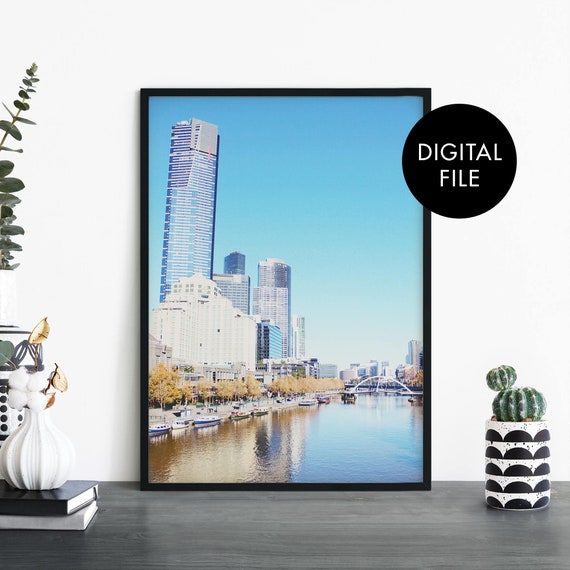 Southbank Melbourne Australia Print Wall Art At Home File