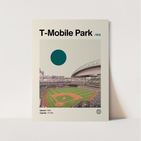 T-Mobile Park Seattle Mariners Minimalist Poster
