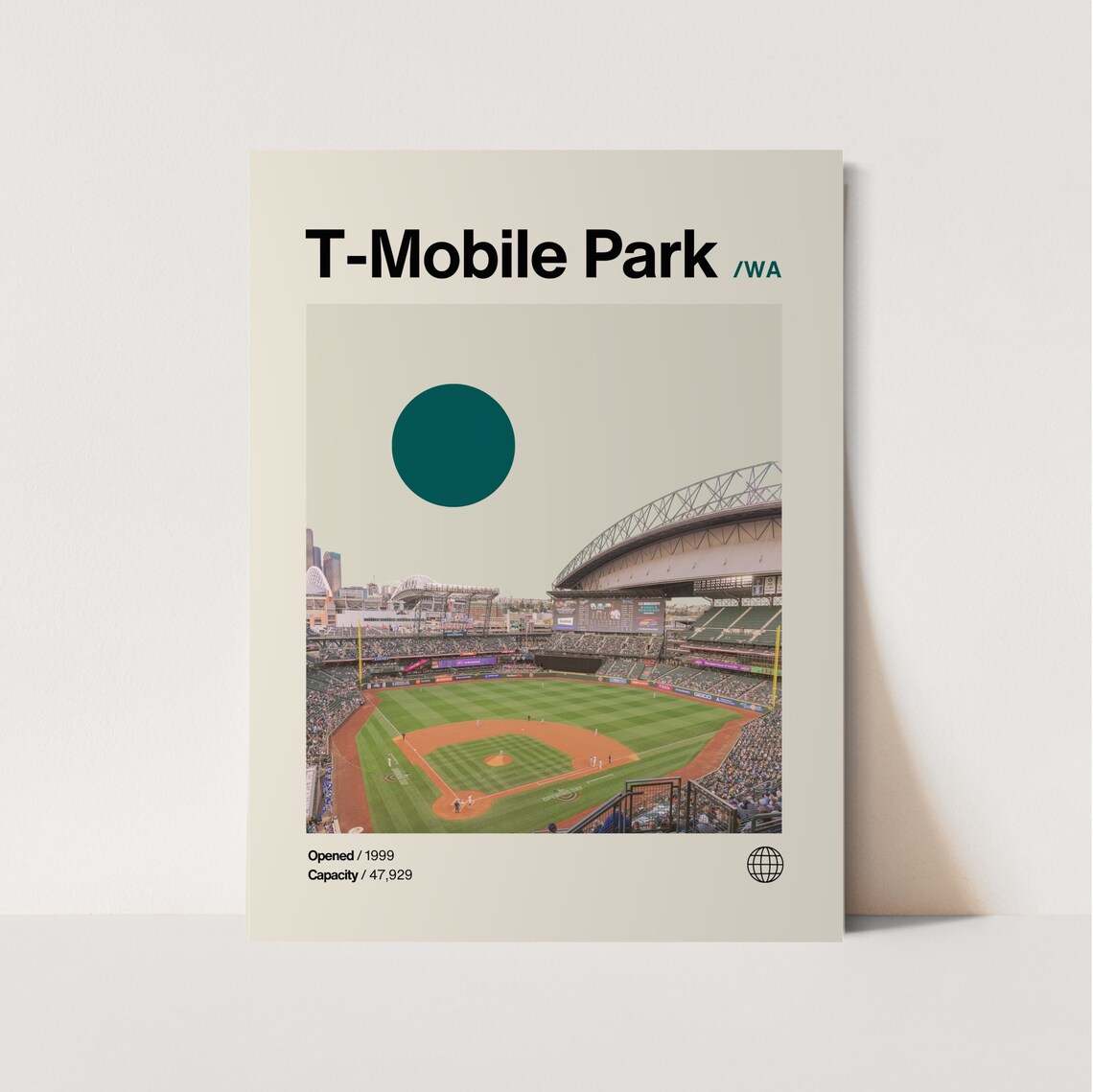 T-Mobile Park Seattle Mariners Minimalist Poster