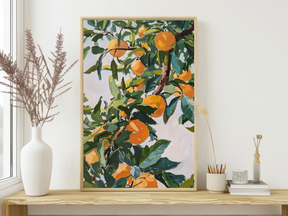 Tropical Orange Painting Matisse Fruit Print Matisse Poster Print Fruit Wall Art - Image 2