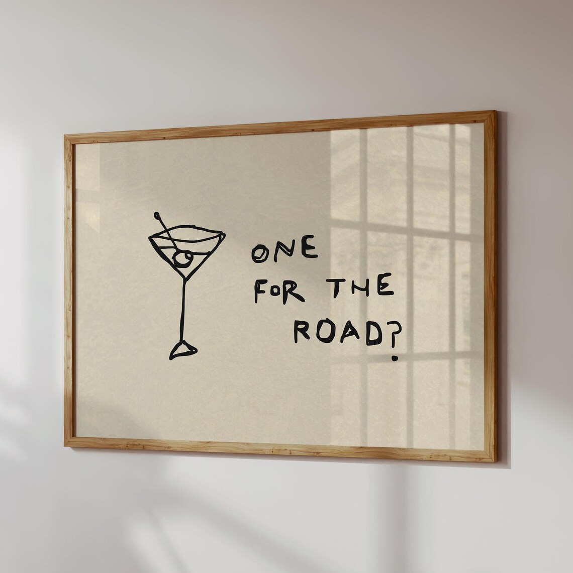 One For The Road, Trendy Kitchen Decor