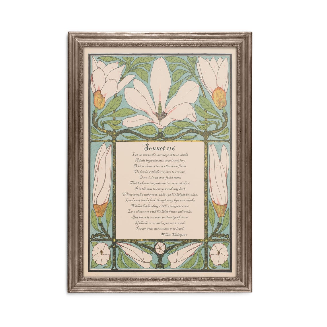 Shakespeare Sonnet 116 Poetry Gift, Art Print