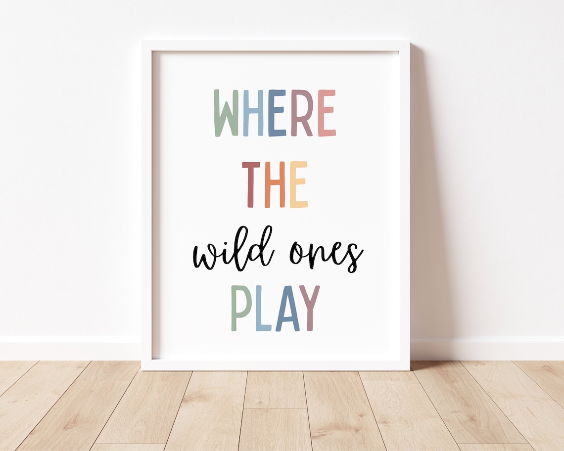 Where The Wild Ones Play Nursery Wall Decor - Image 2