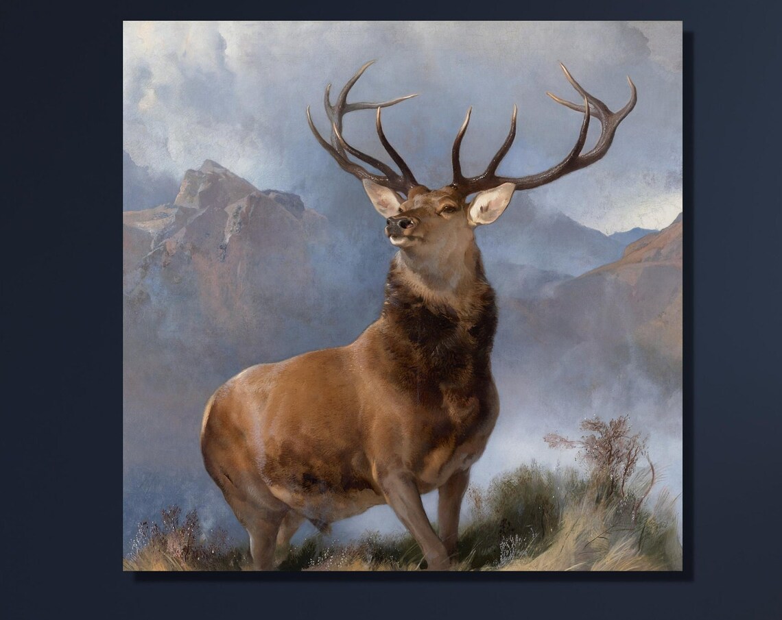 Edwin Landseer Monarch Of The Glen Scottish Highland Stag Poster