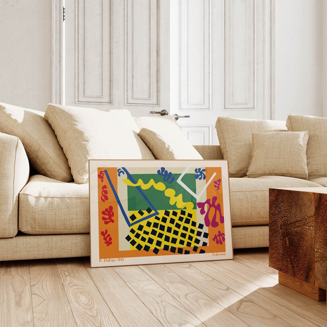 Henri Matisse Codomas, Mid-Century Modern Poster - Image 3