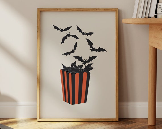 Halloween Home Decor Prints Gothic Wall Trendy Poster Spooky