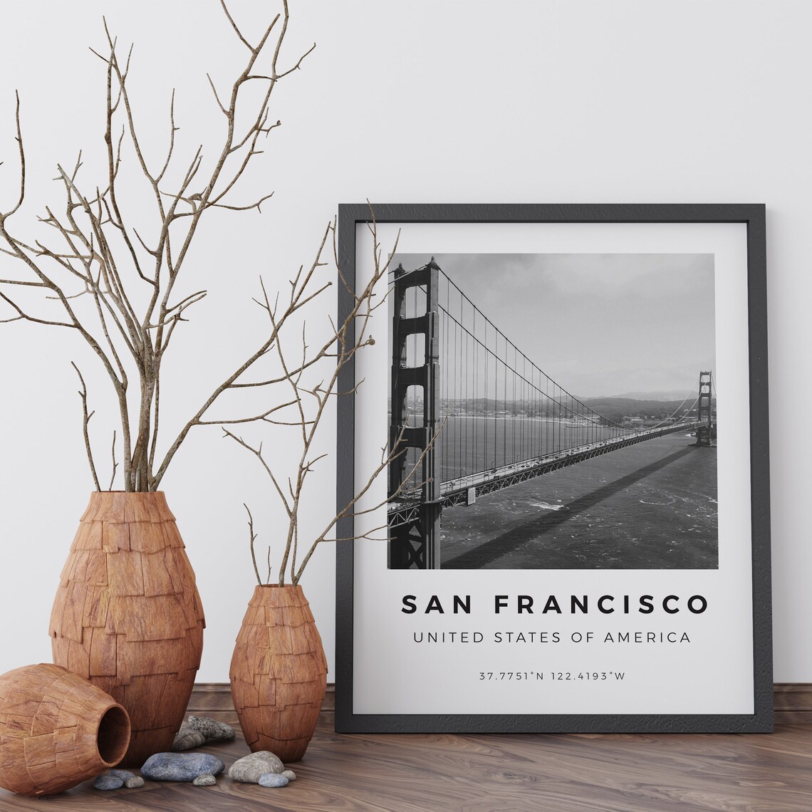 Golden Gate Bridge San Francisco Landscape Poster - Image 5