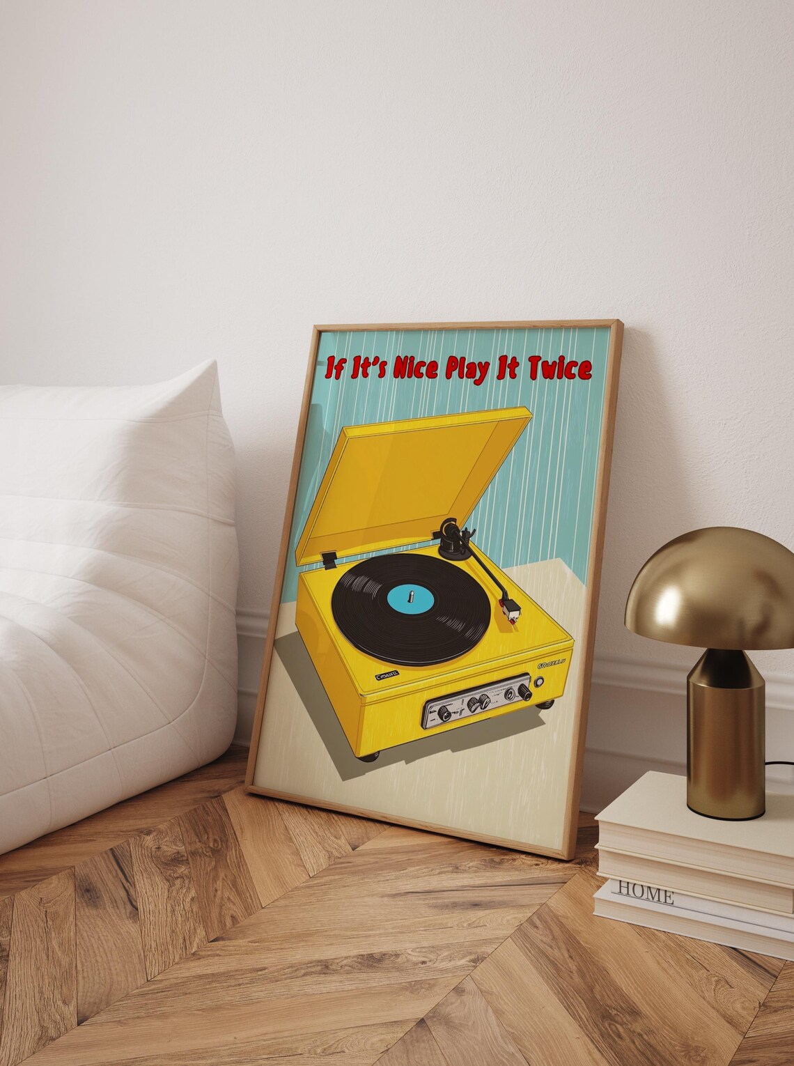 If Its Nice Play It Twice, Retro Music Poster - Image 2