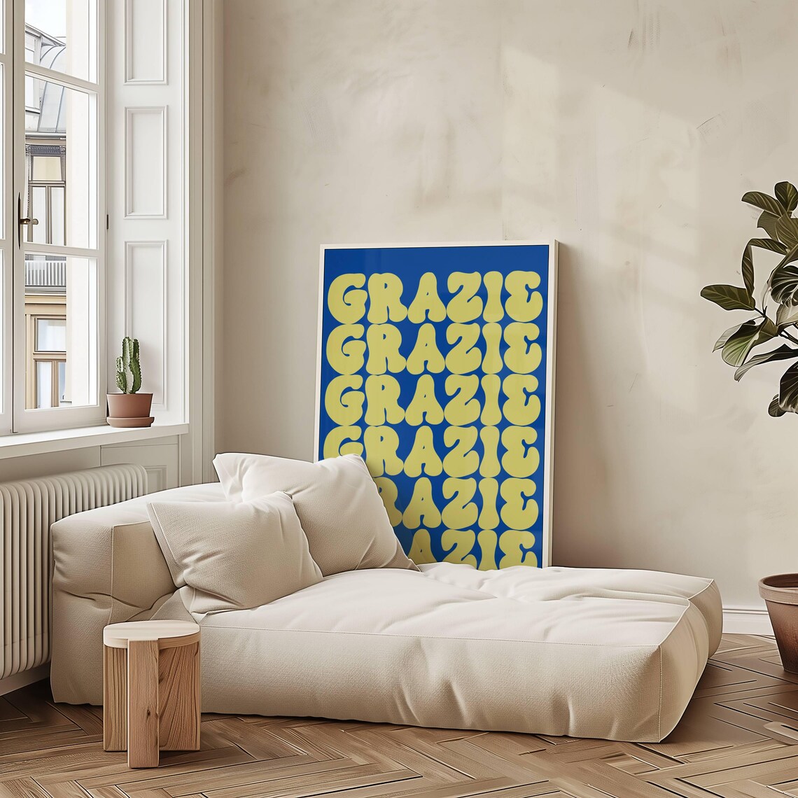 Retro Grazie Mid-Century Modern Typography Art - Image 2