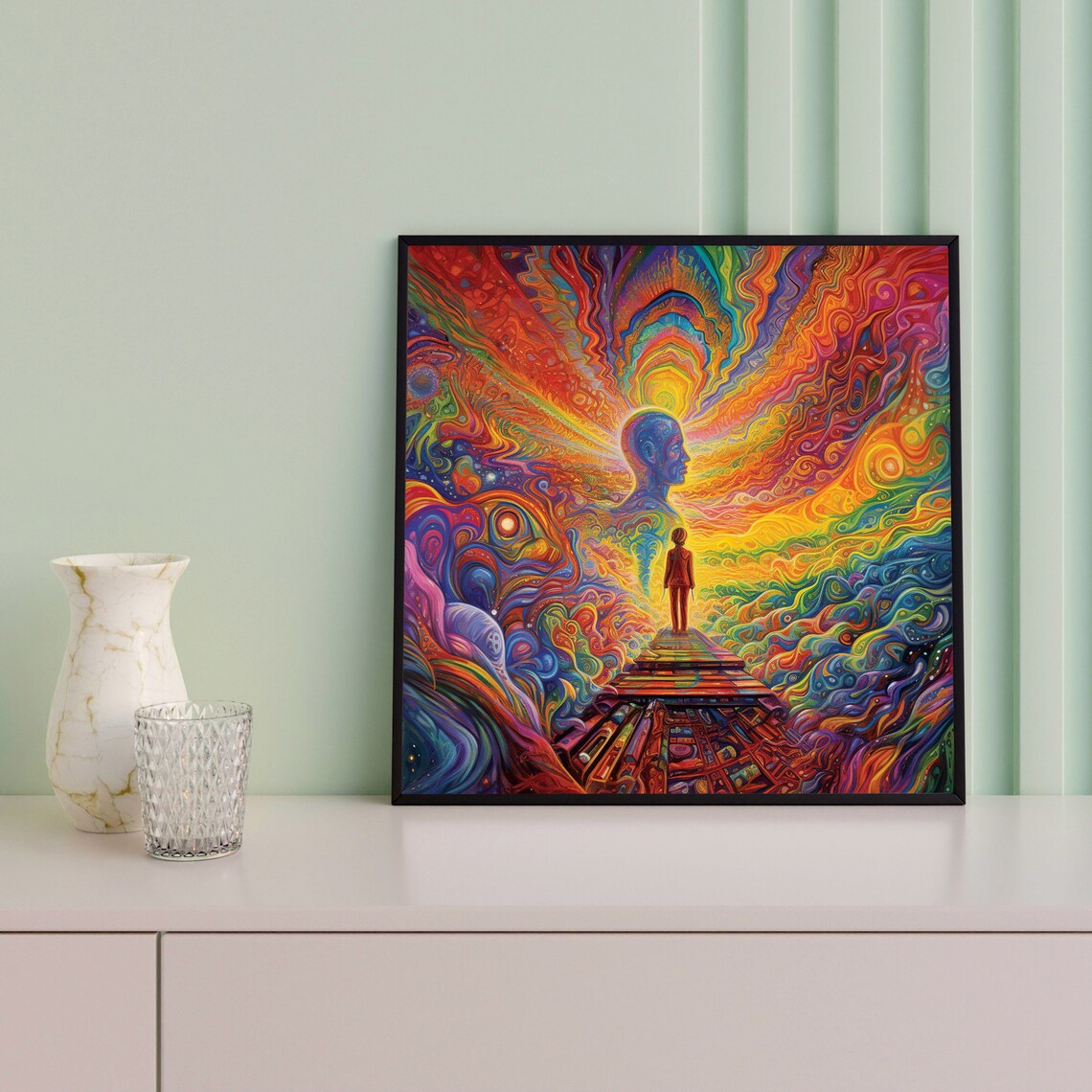 Psychedelic Colorful Paradigm Shift Art Print - Image 5