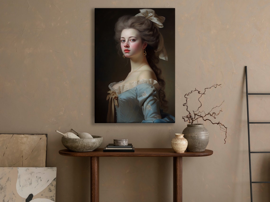 Retro Victorian Woman Painting Victorian Woman Art Print Victorian Woman Print Gothic Woman Art Print Victorian Poster Print - Image 4