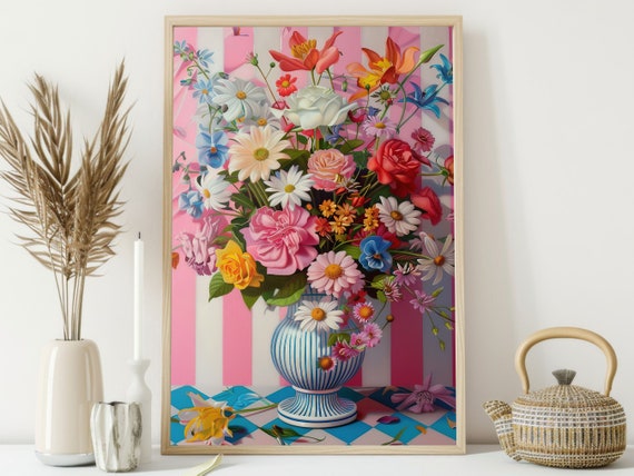 Matisse Flower Vase Painting Flowers Print Matisse Poster Print Flowers Wall Art