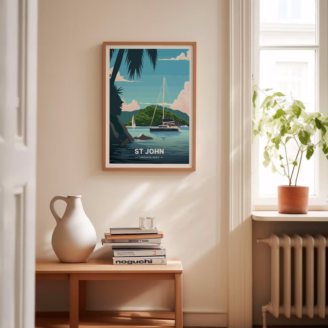 Virgin Islands St John Tropical Travel Poster - Image 4